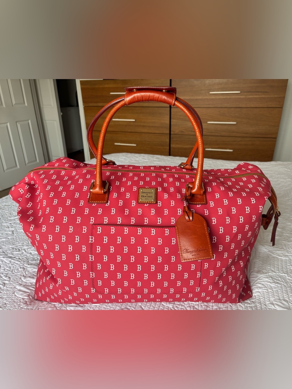 Dooney & Bourke Boston Red Sox Duffel Weekender Bag